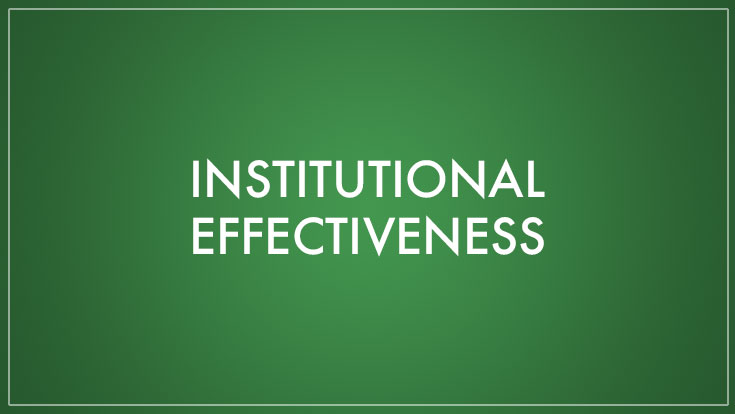 Institutional Effectiveness graphic